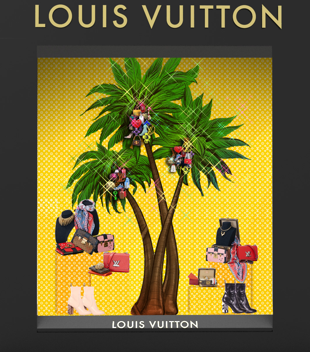 Louis Vuitton will soon reveal its unorthodox Christmas window displays. You can even look ...